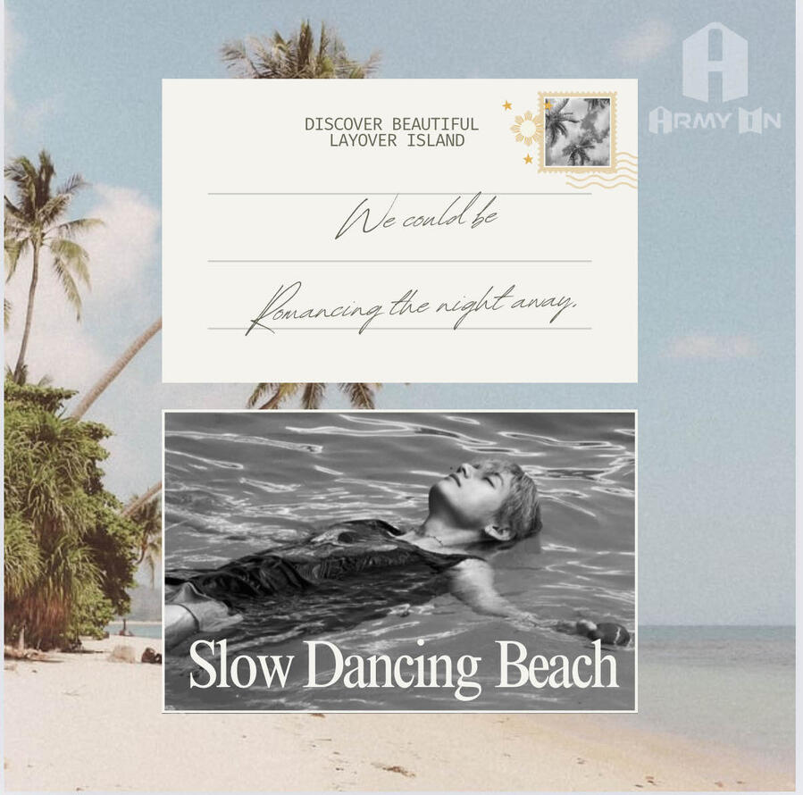 Slow Dancing Beach Postcard