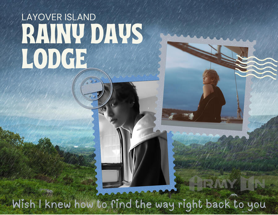Rainy Days Lodge Postcard