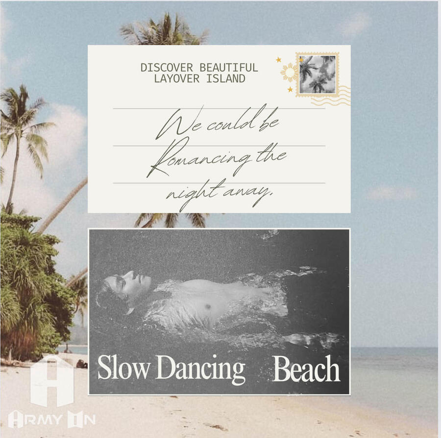 Slow Dancing Beach Postcard