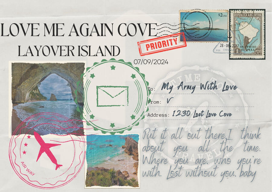 Love Me Again Cove Postcard